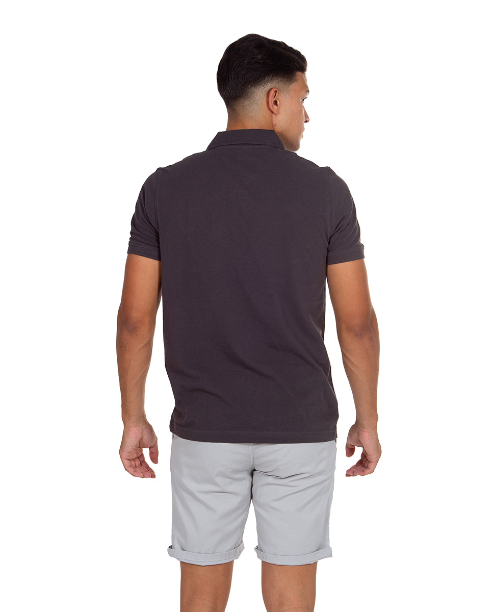 Organic Polo Anthracite Grey