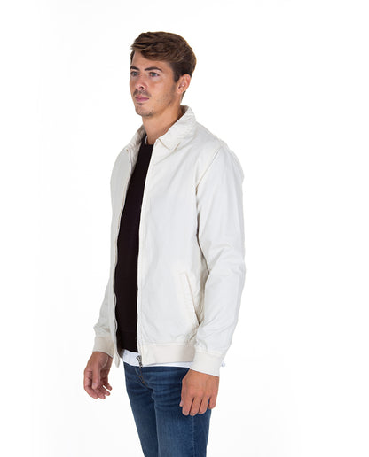 Chaqueta campera crema