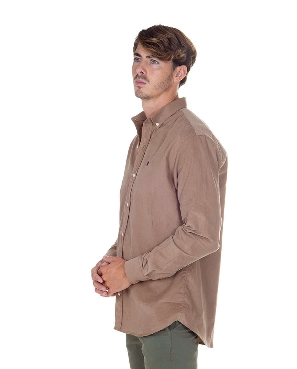 Beige Micropana Shirt