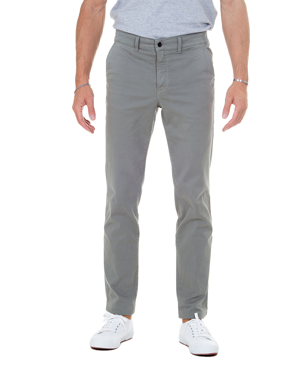Chino Casual Gris Verdoso