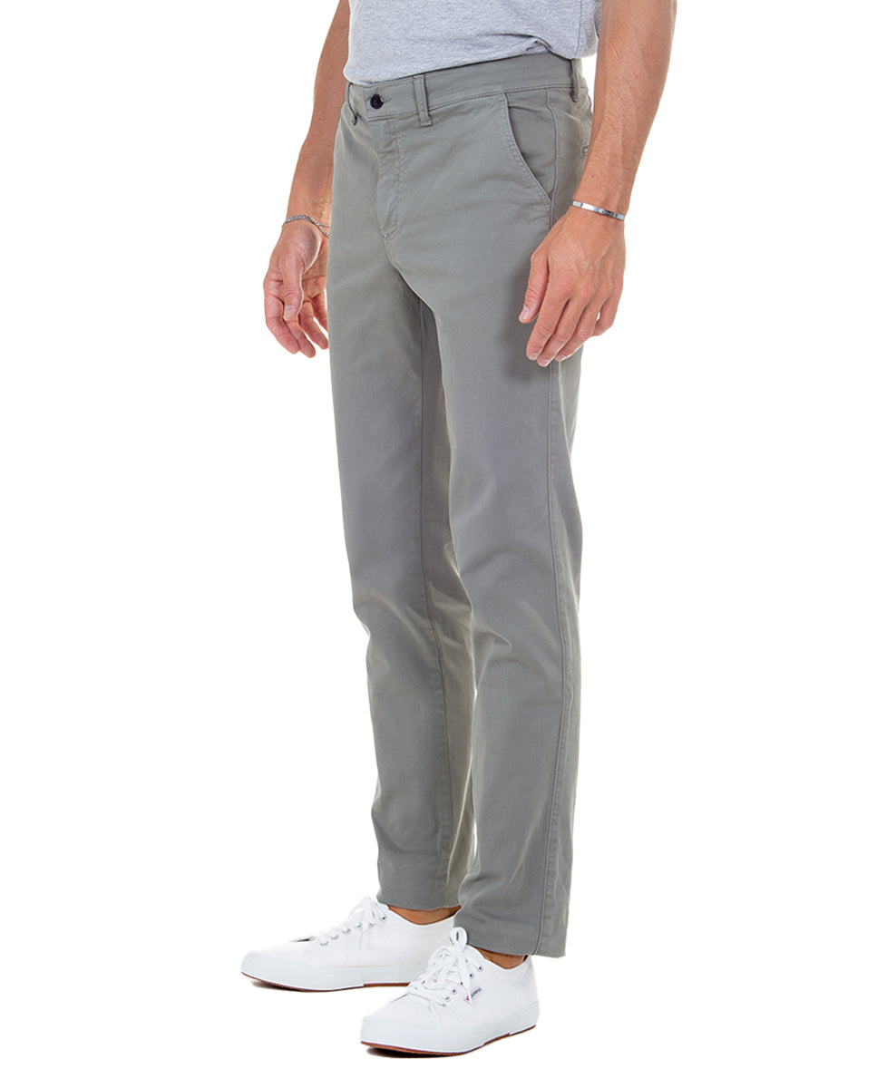 Chino Casual Gris Verdoso