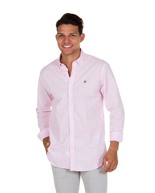 Pink Linen Shirt