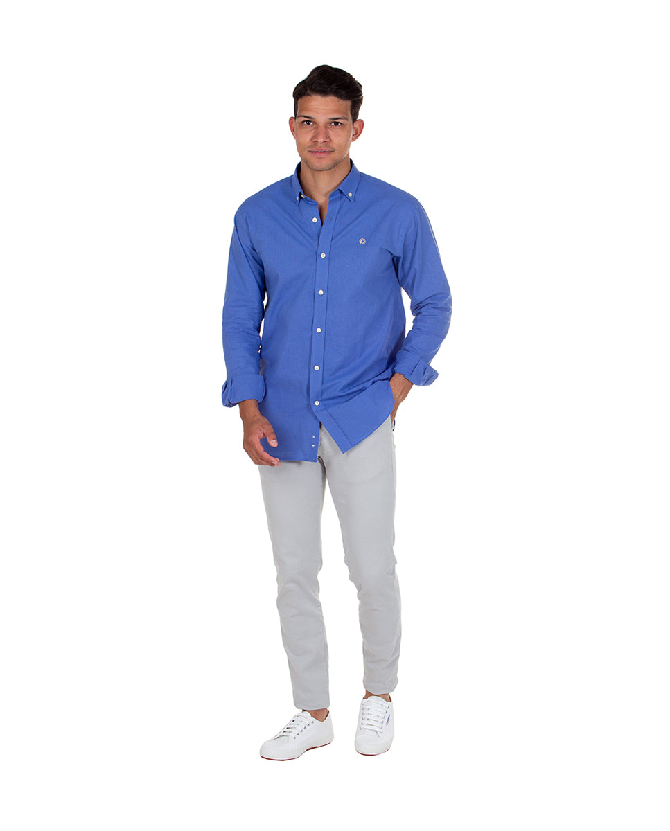 Blue Linen Shirt