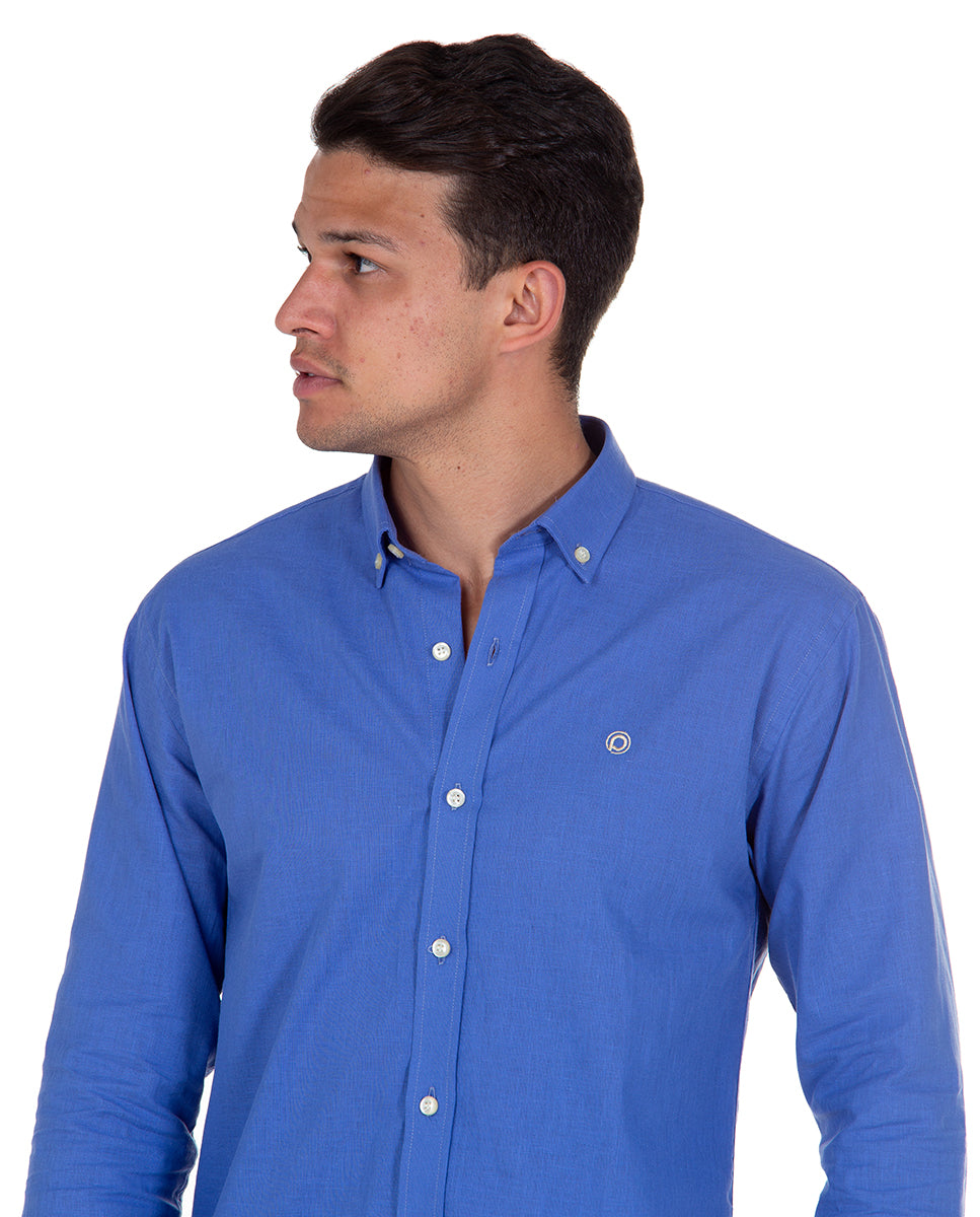 Blue Linen Shirt