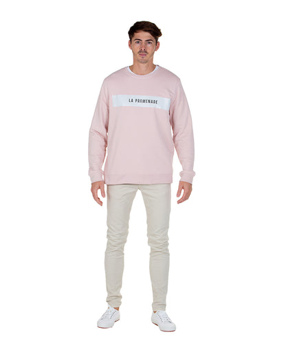 Sudadera Parche Rosa