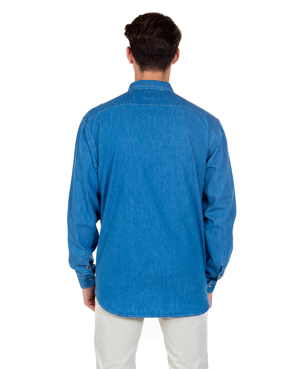 Camisa Vaquera Azul Claro