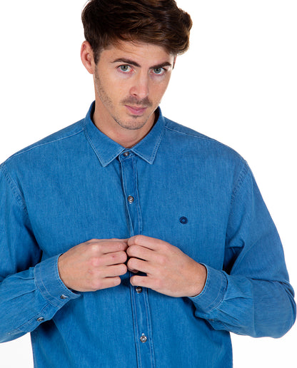 Light Blue Denim Shirt