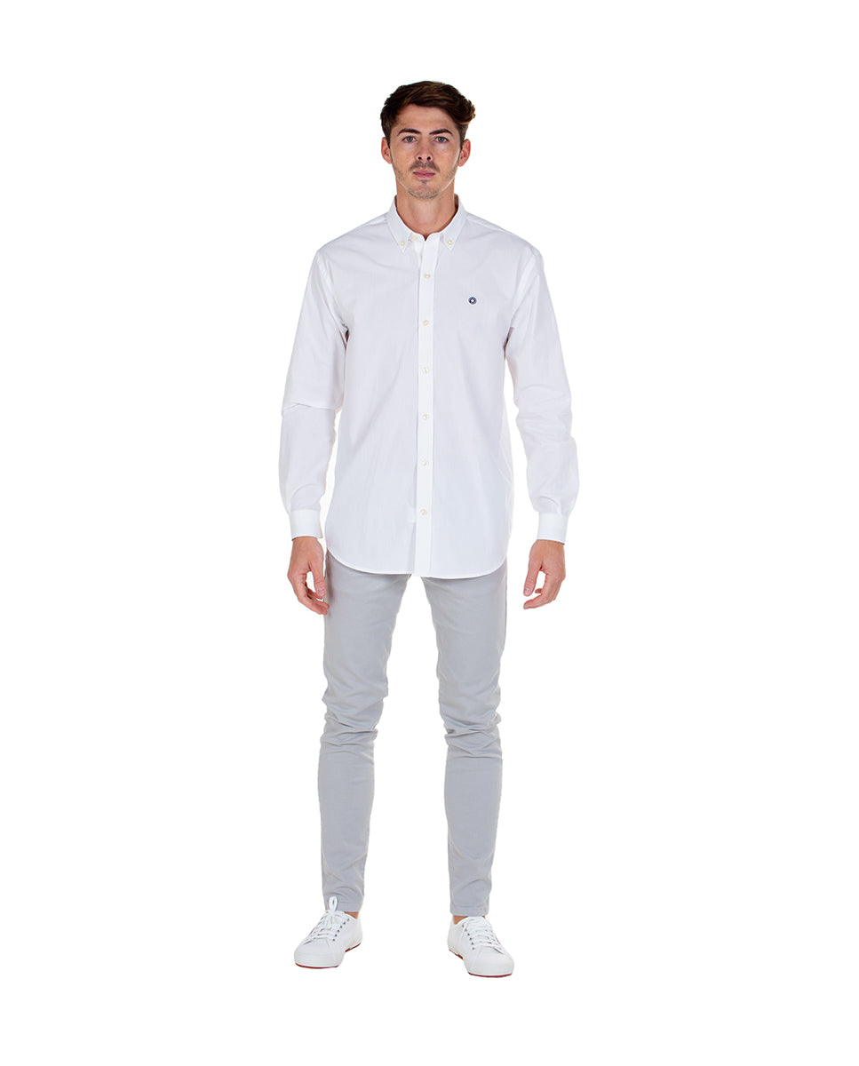 White Poplin Shirt