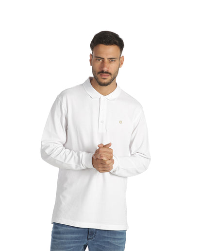 White Long Polo