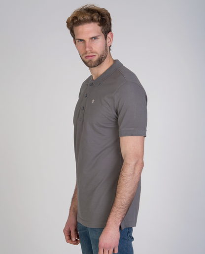 Anthracite Organic Polo